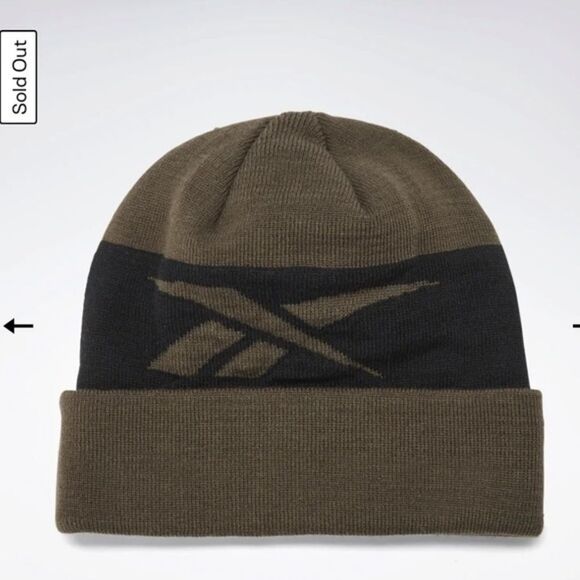 COPY - Reebok UBF Athlete Graphic Beanie sold out discontinued men hat accesso… - Picture 2 of 2